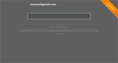 Desktop Screenshot of myamishgoods.com